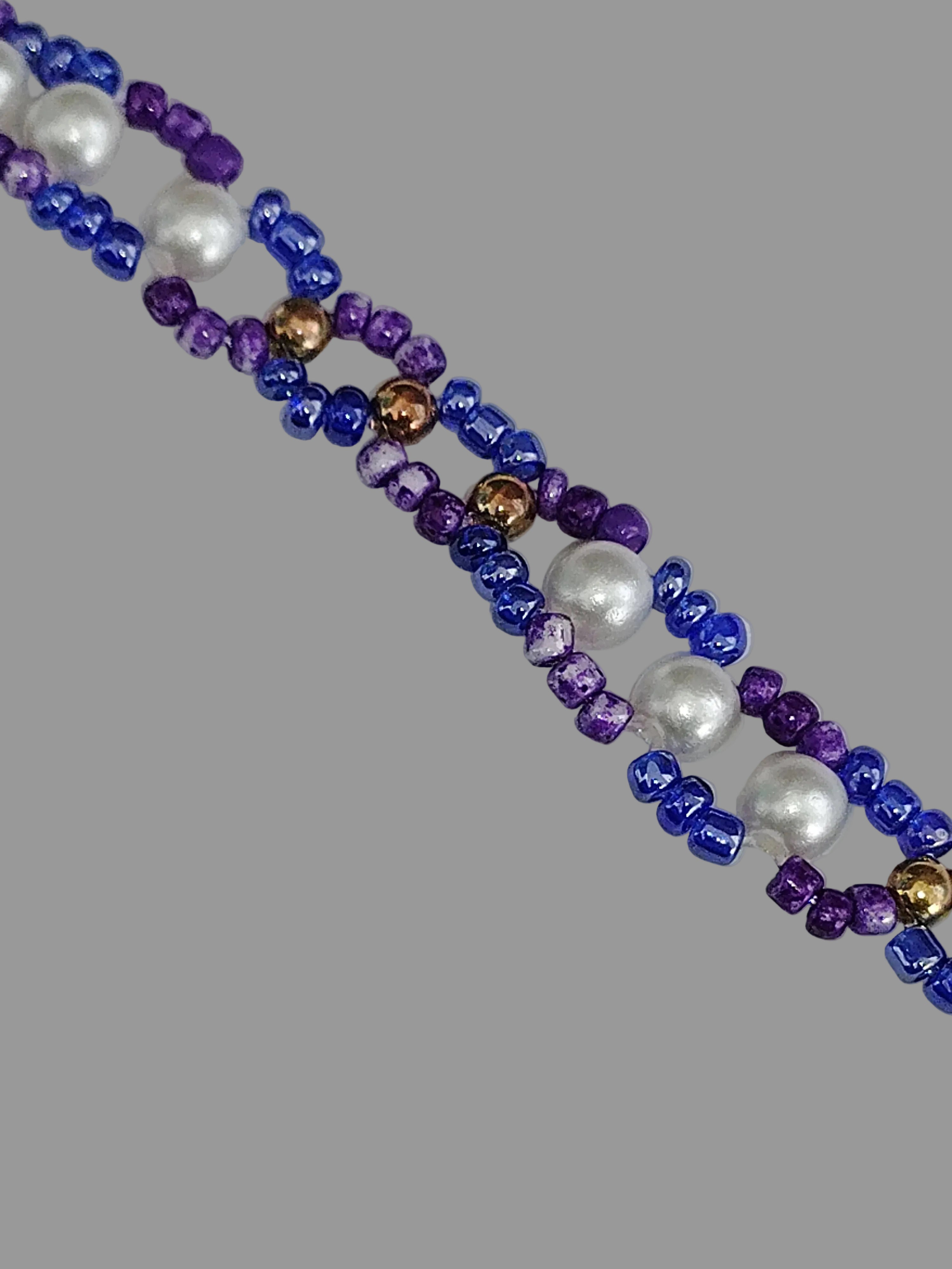 Bracelet "Nuit Lavande"