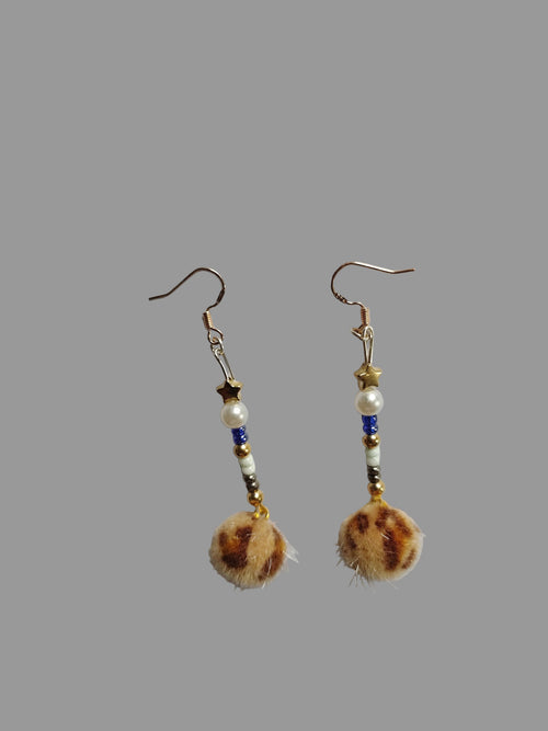 Boucles d'oreilles "Audacieuse Féline"