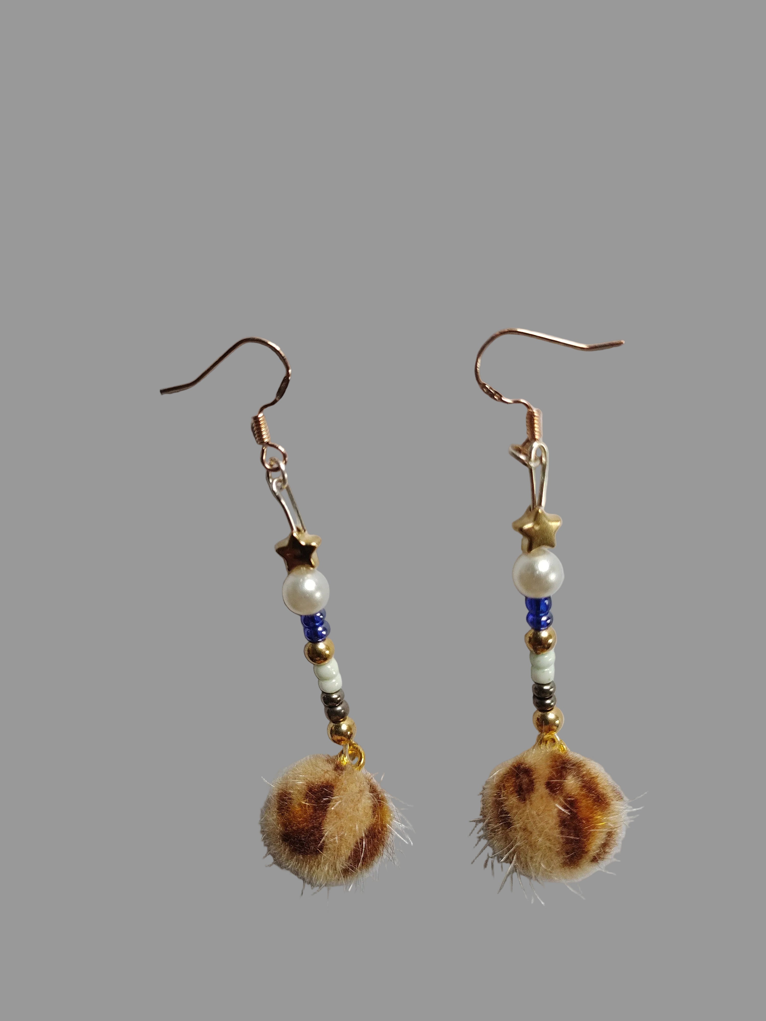Boucles d'oreilles "Audacieuse Féline"