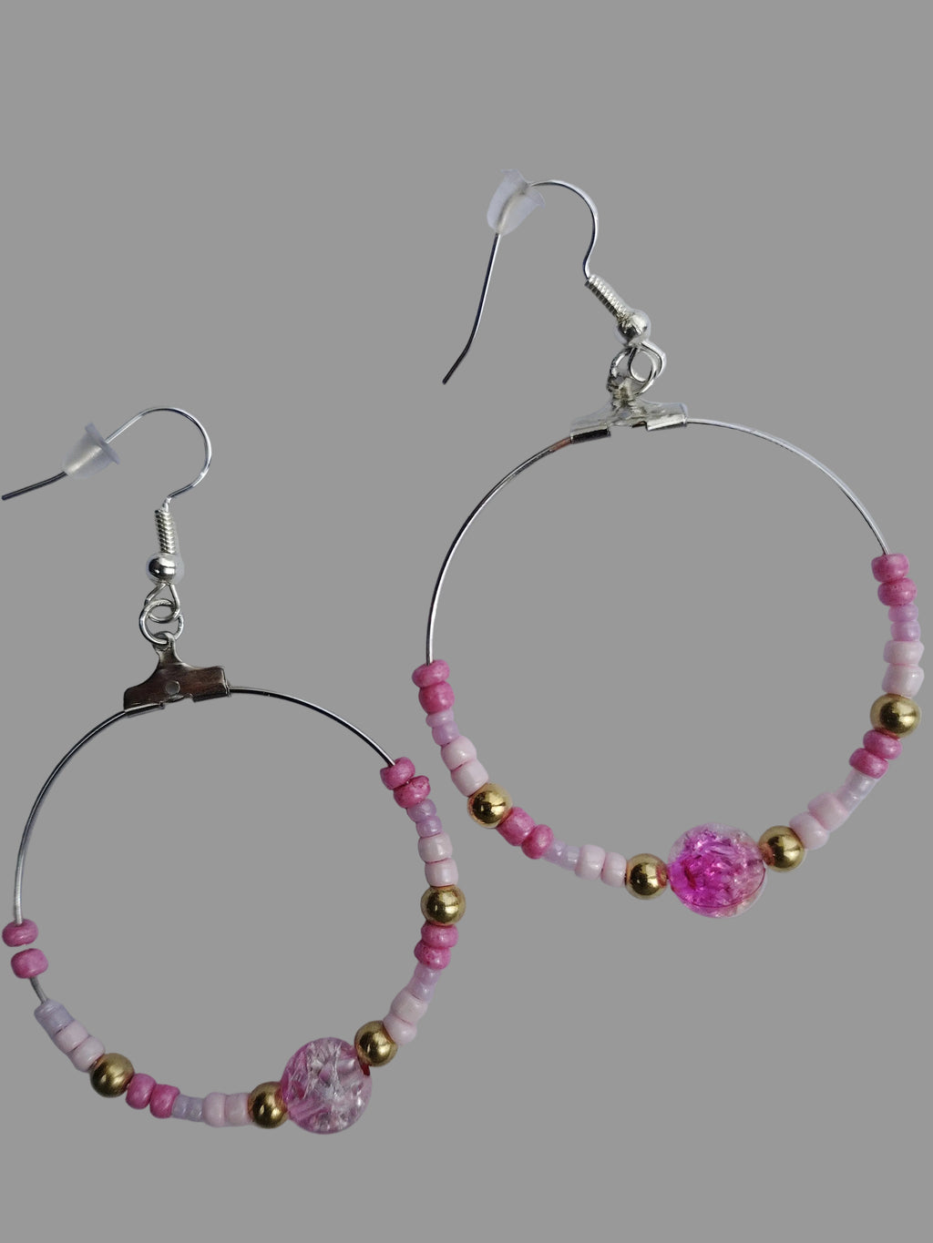 boucles d'oreilles " Douceur Givrée"
