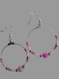 boucles d'oreilles " Douceur Givrée"