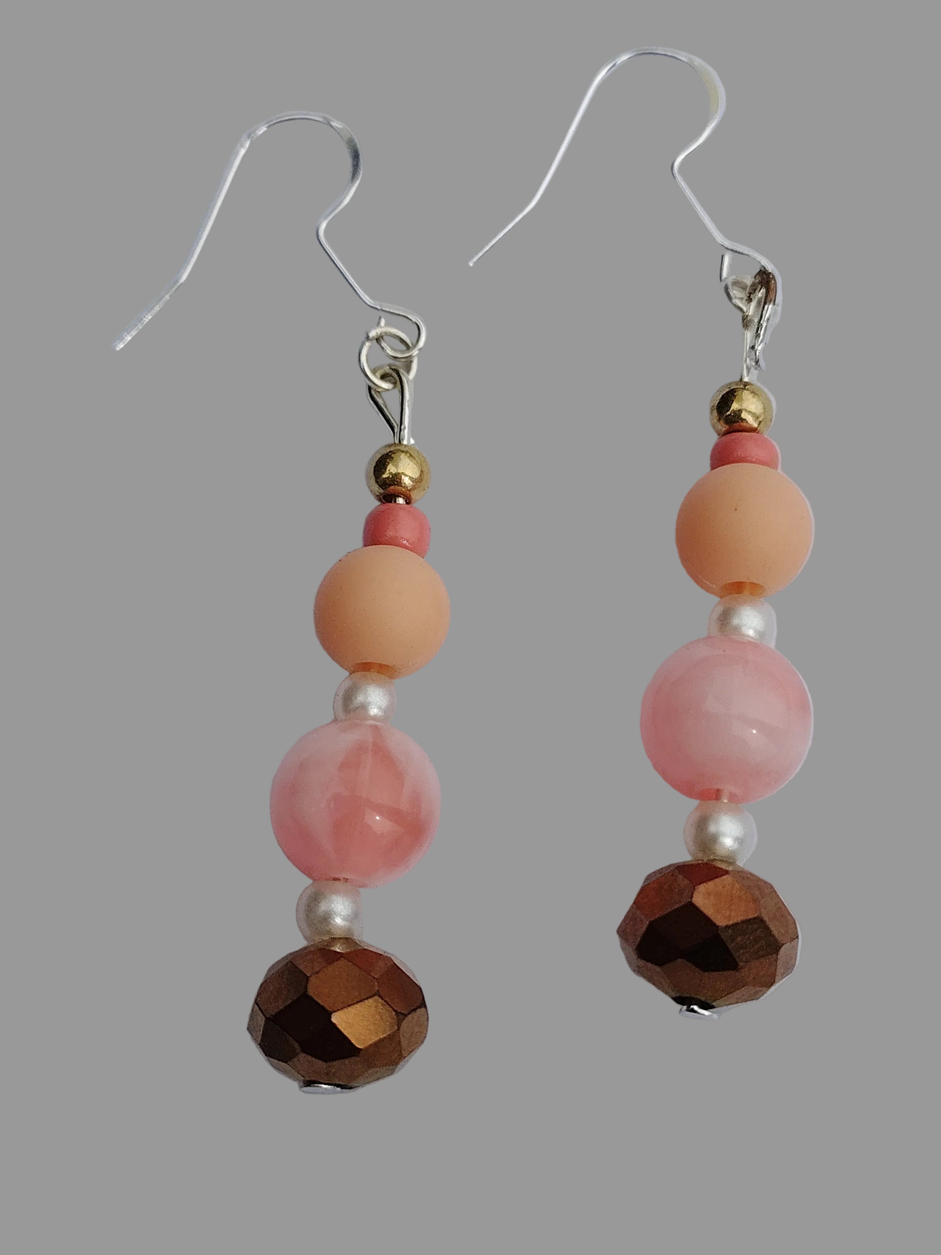 Boucles d'oreilles "Lueur Ambrée"