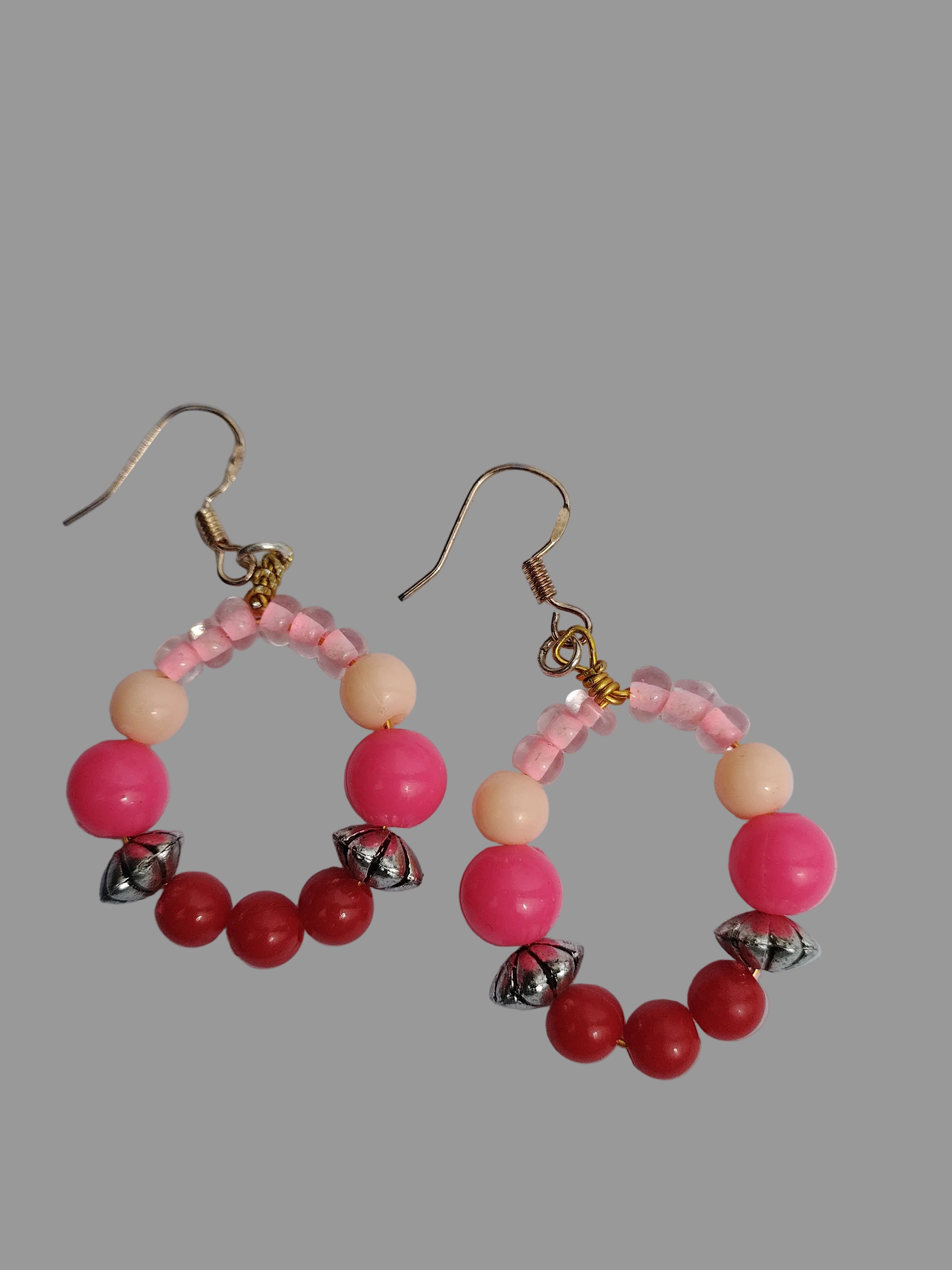 Boucles d'oreilles " Douceur Rosée"