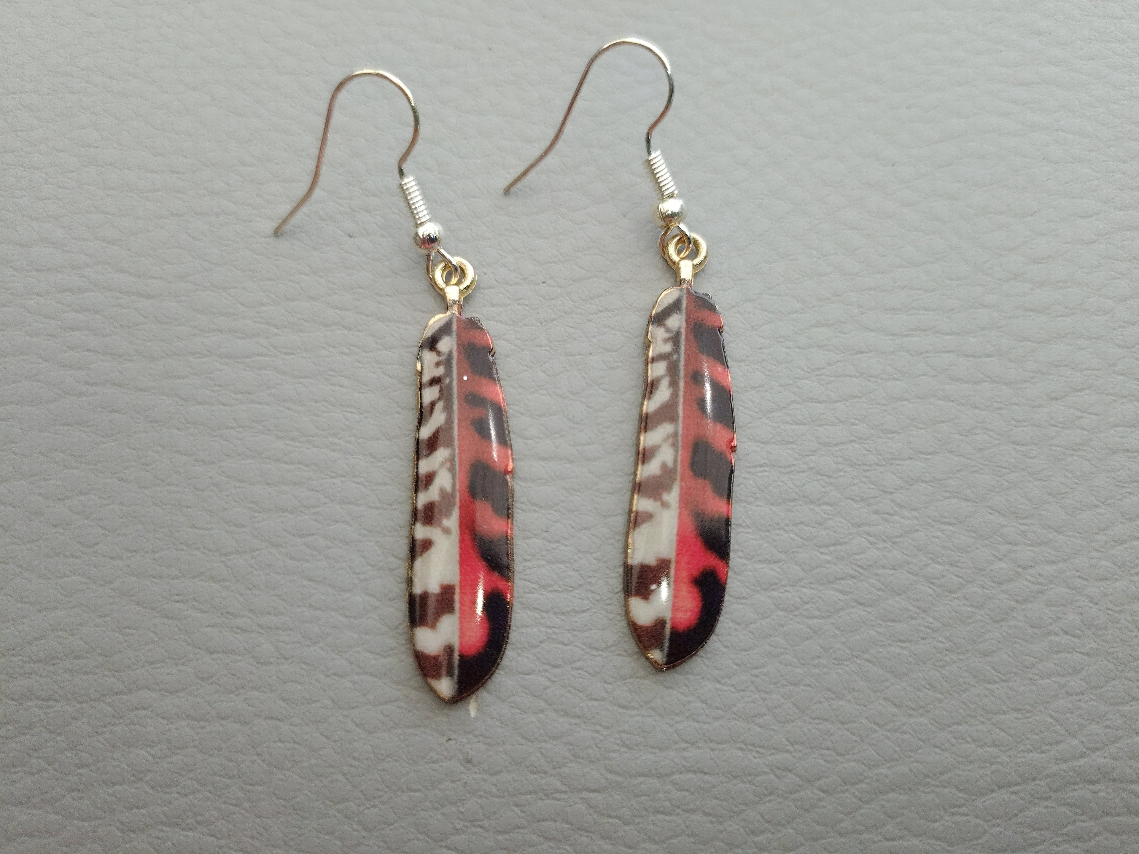 Boucles d'oreilles " Plume de Totem"