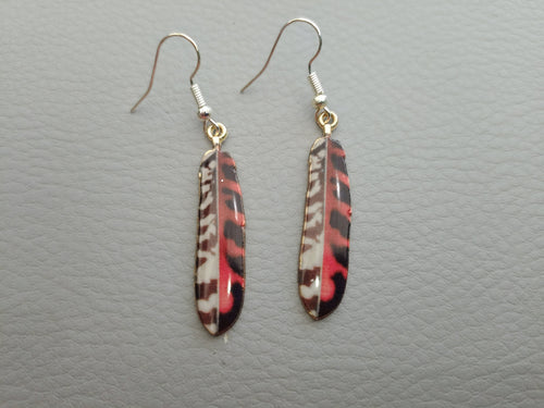 Boucles d'oreilles " Plume de Totem"