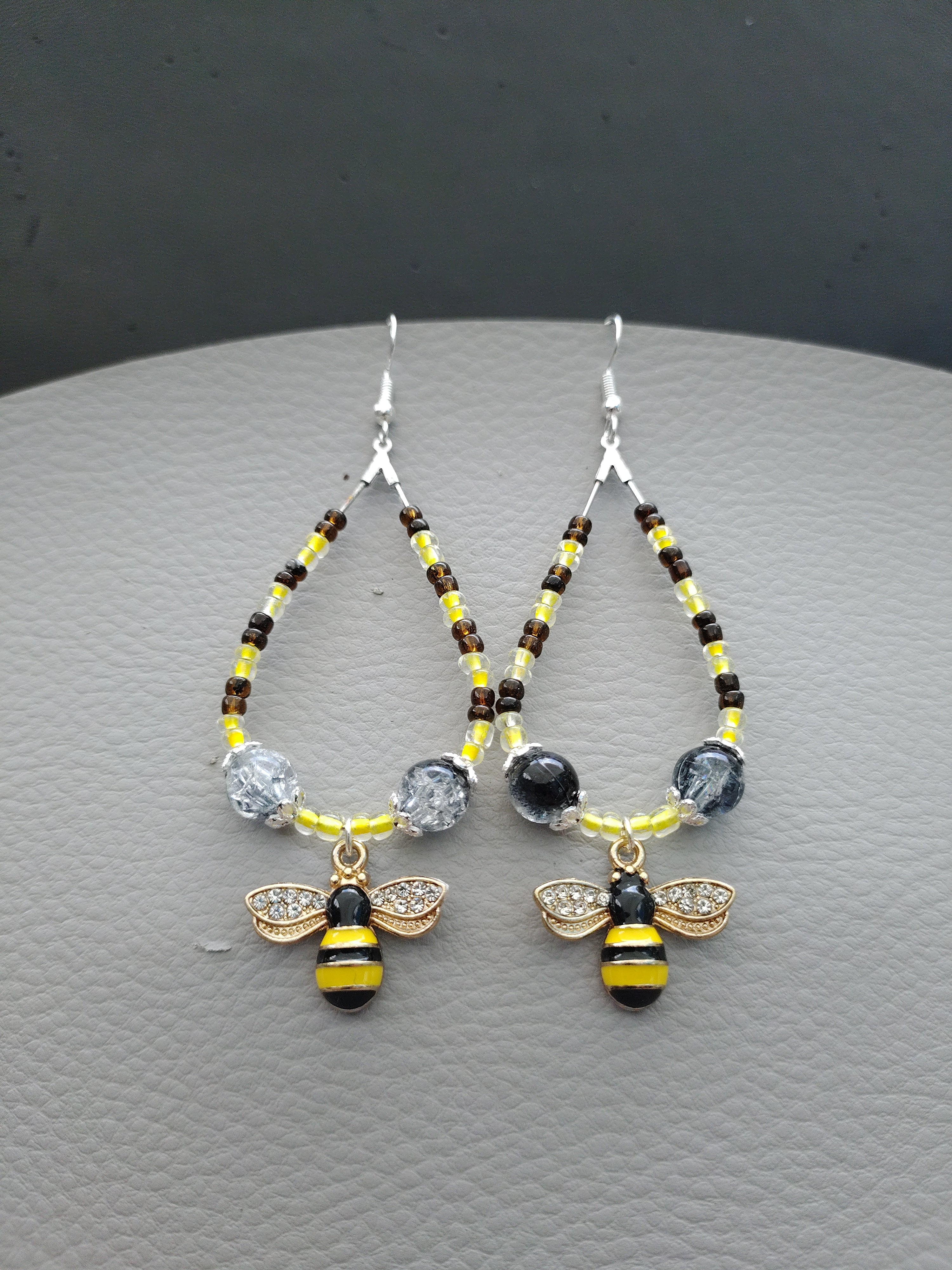 Boucles d'oreilles "Douceur de Miel"