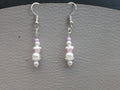 Boucles d'oreilles "Nacrée Lilas"